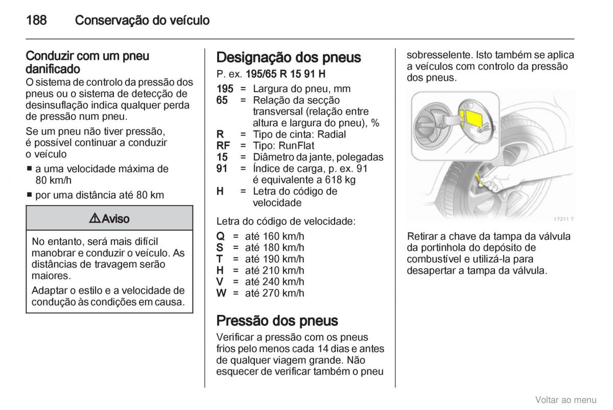 Opel Zafira B manual del propietario / page 189