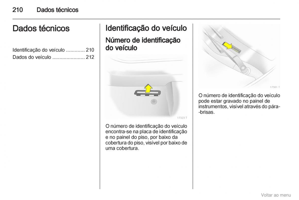 Opel Zafira B manual del propietario / page 211