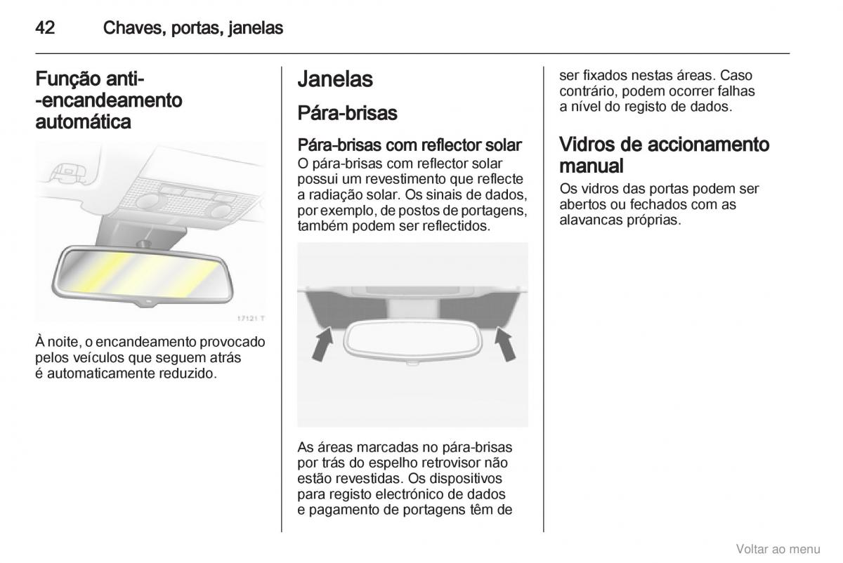 Opel Zafira B manual del propietario / page 43