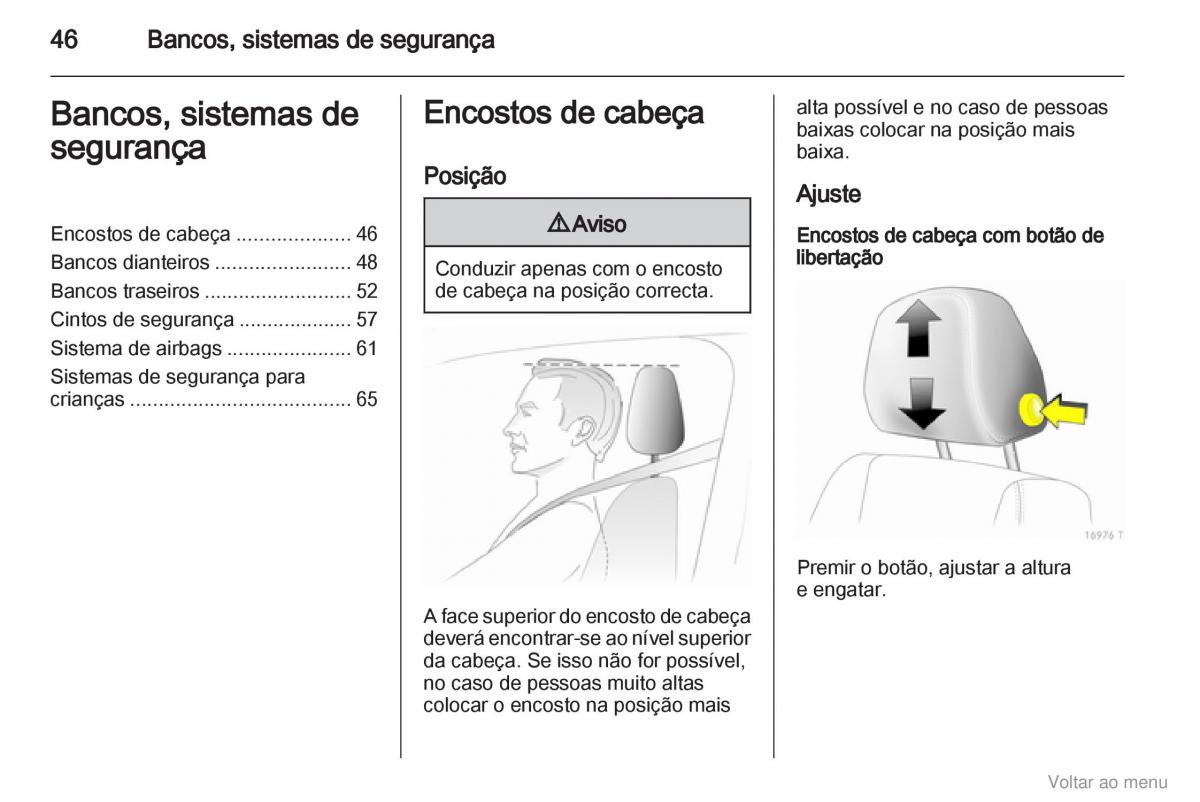 Opel Zafira B manual del propietario / page 47