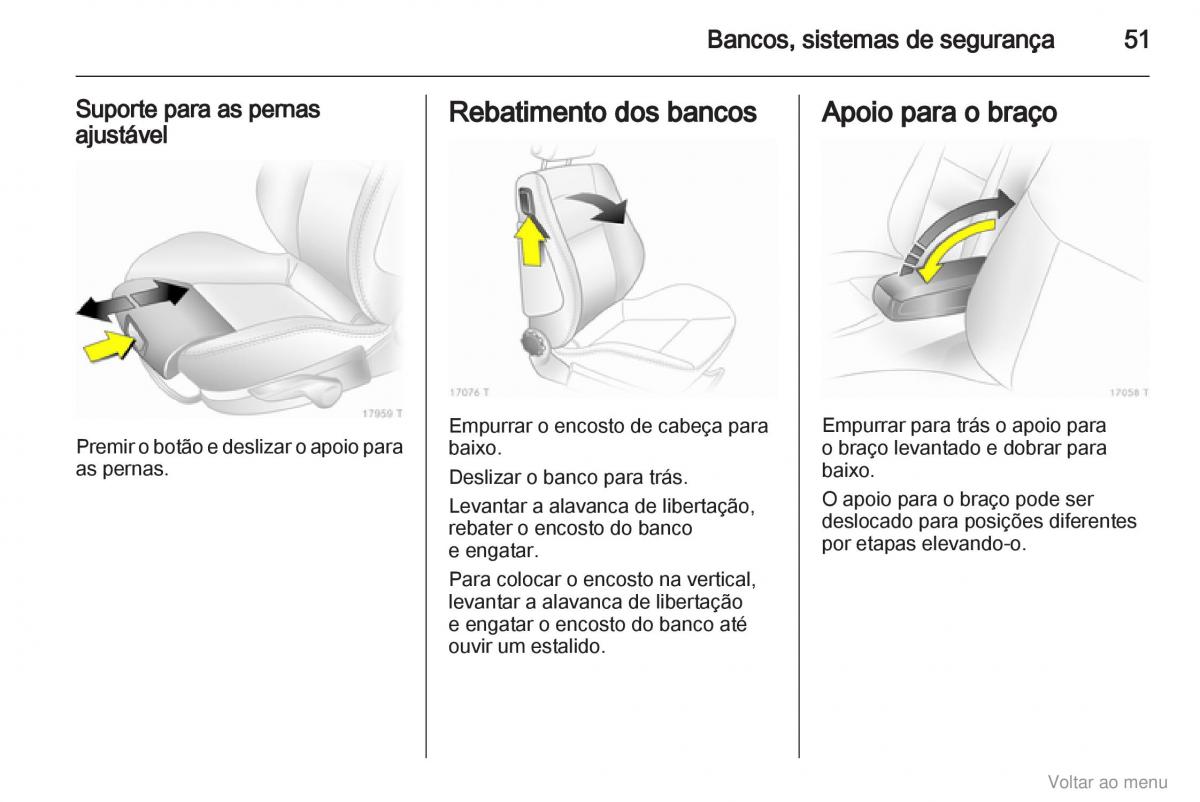 Opel Zafira B manual del propietario / page 52