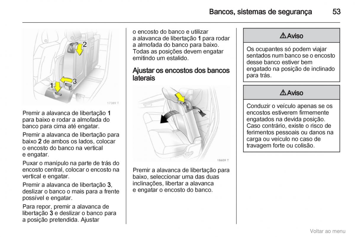 Opel Zafira B manual del propietario / page 54