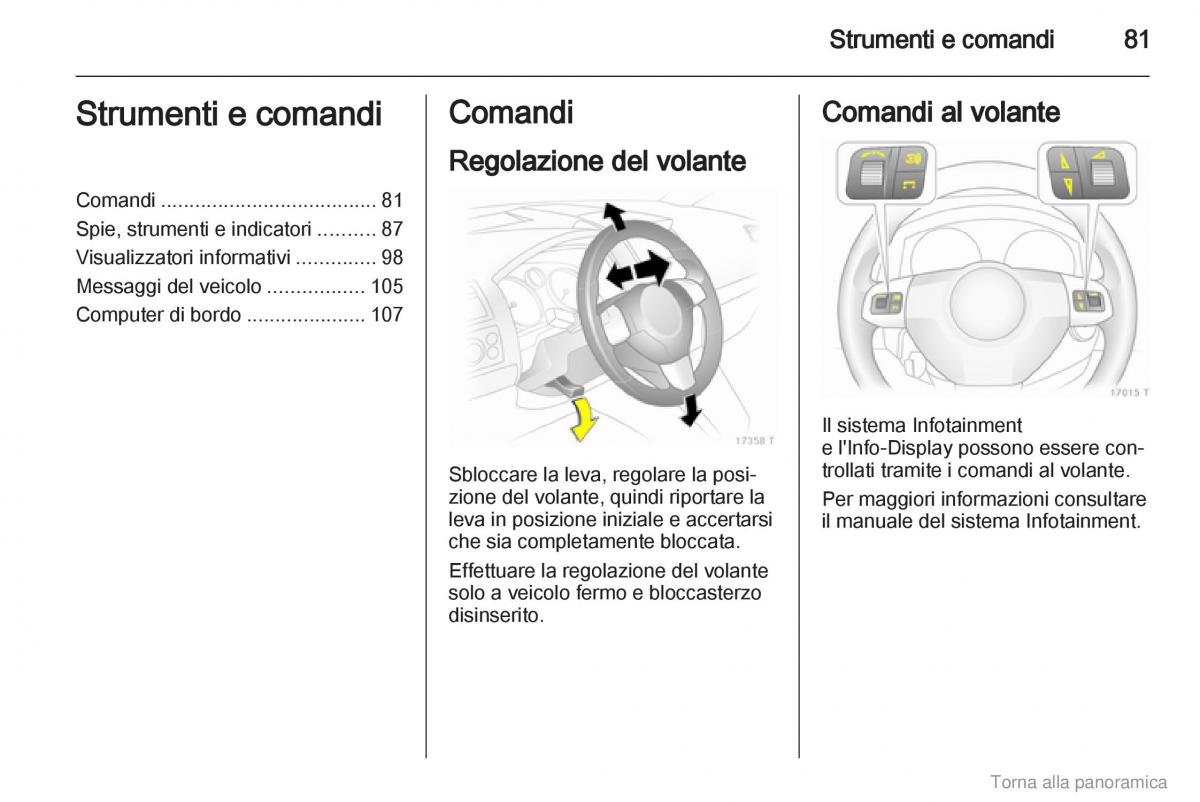 manual  Opel Zafira B manuale del proprietario / page 82