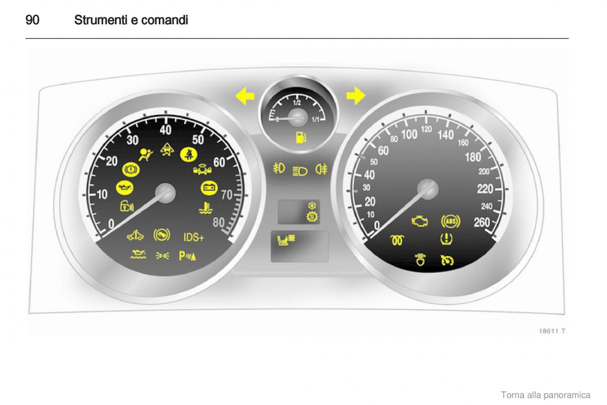 manual  Opel Zafira B manuale del proprietario / page 91