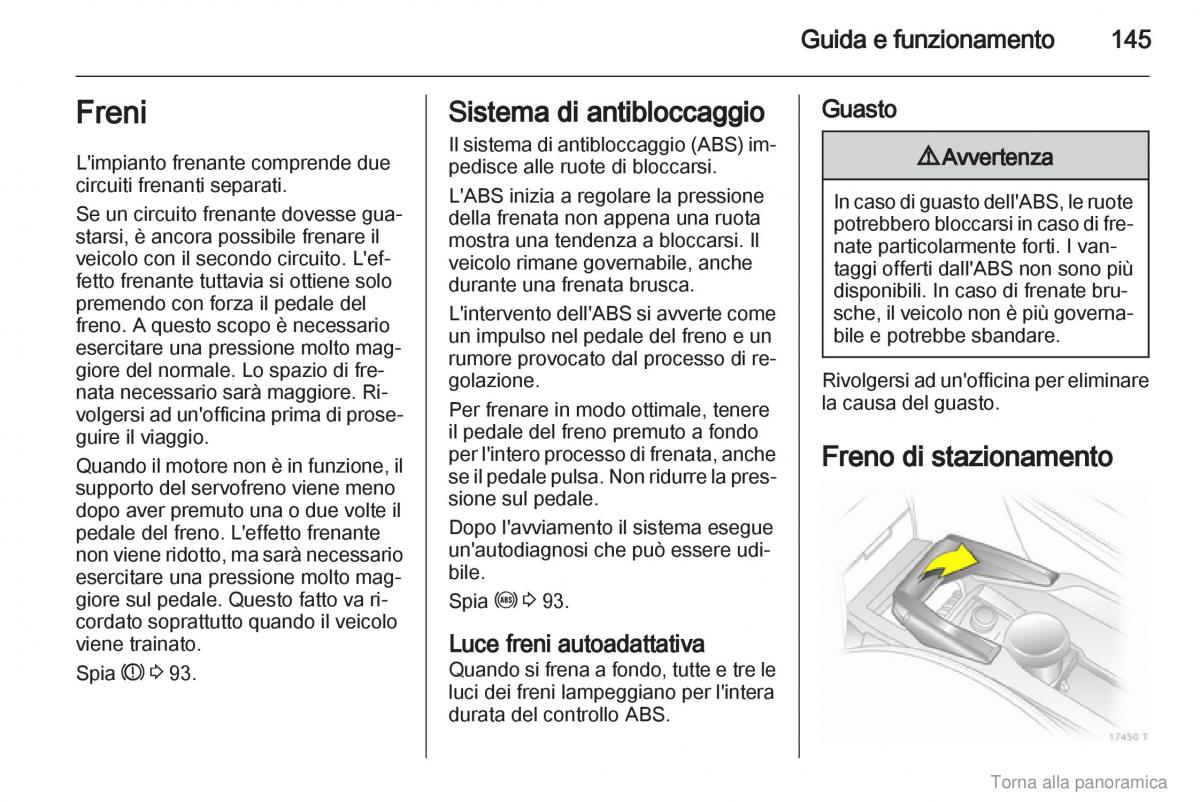 manual  Opel Zafira B manuale del proprietario / page 146