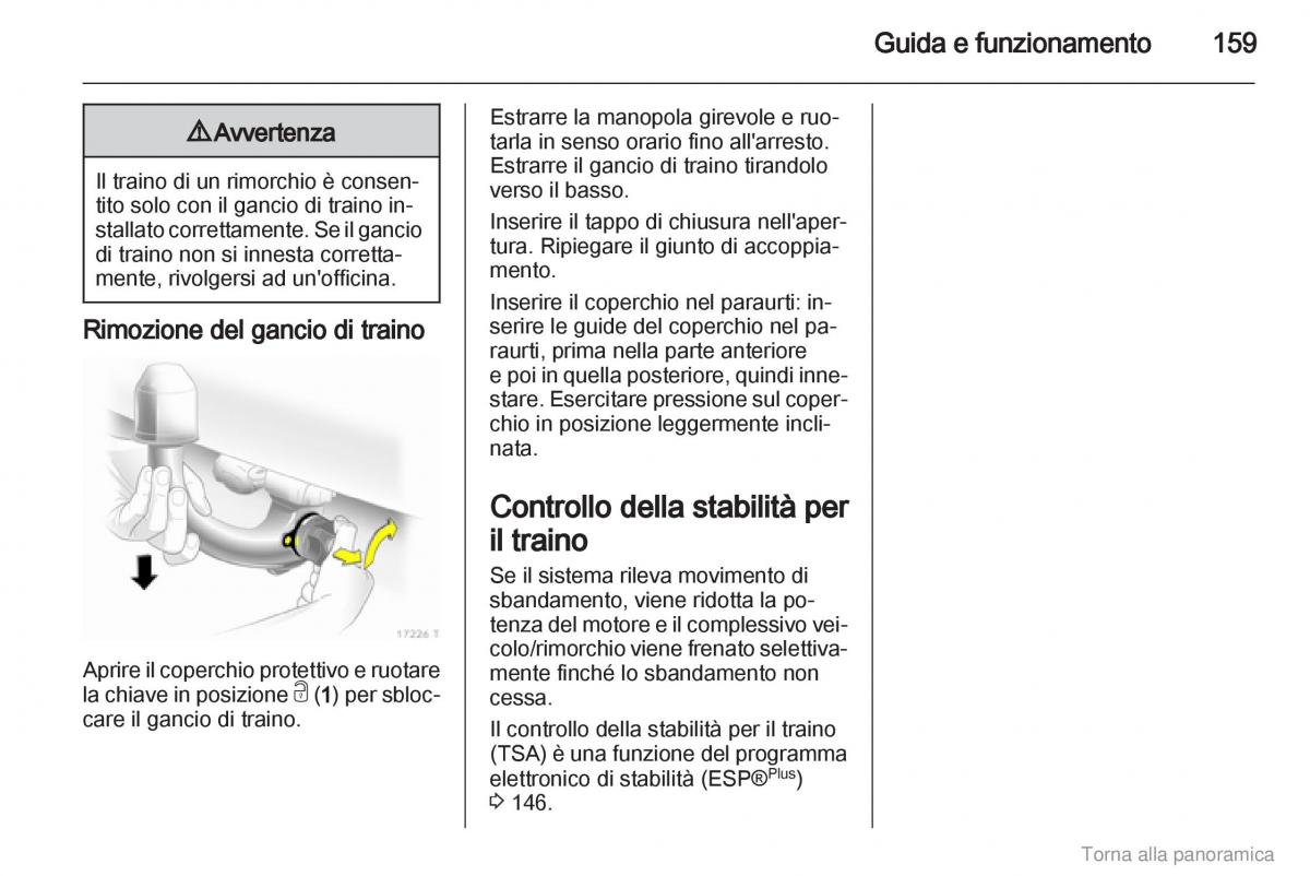 manual  Opel Zafira B manuale del proprietario / page 160