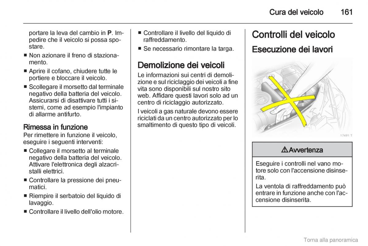 manual  Opel Zafira B manuale del proprietario / page 162