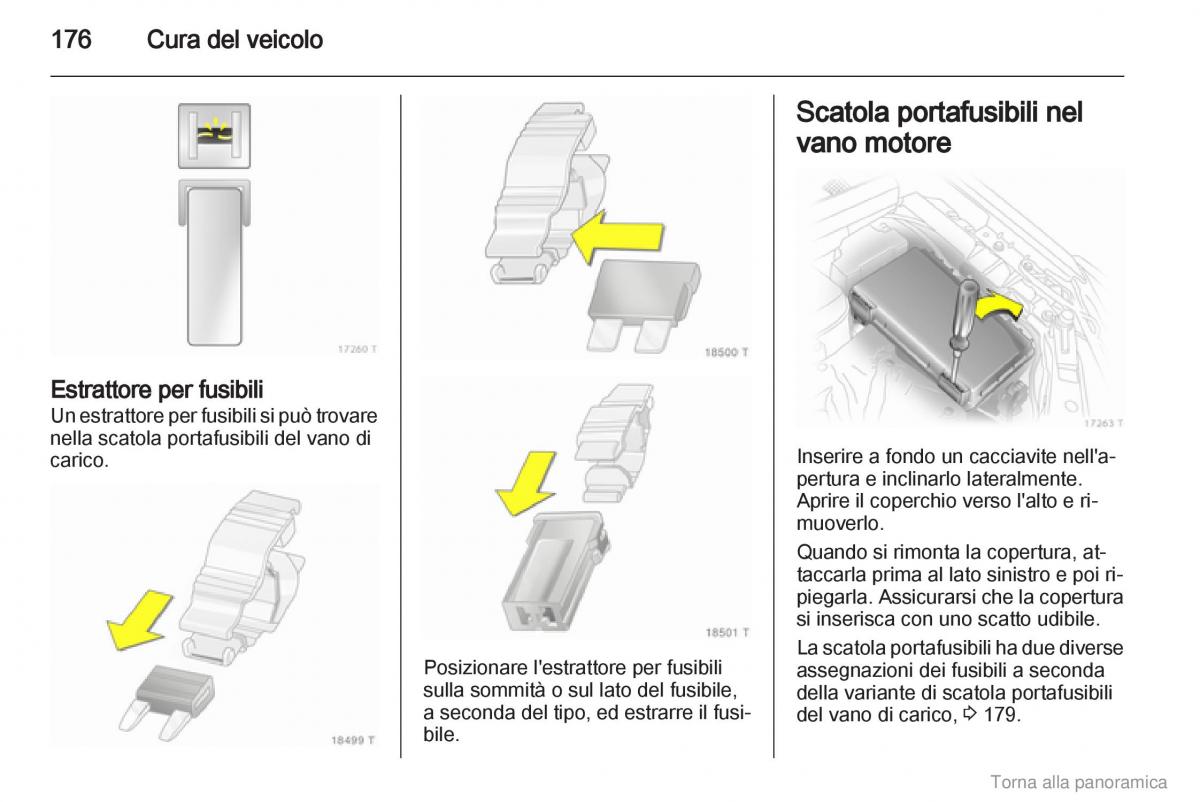 Opel Zafira B manuale del proprietario / page 177