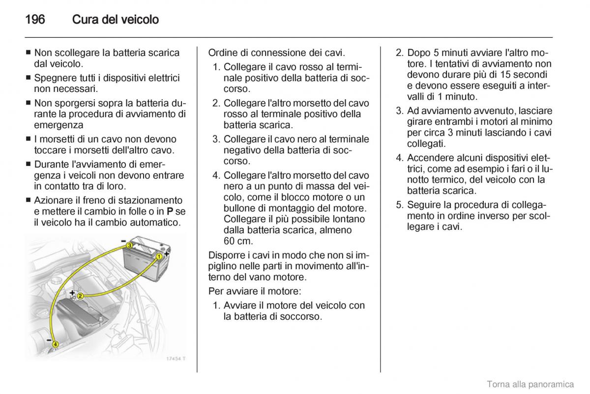 manual  Opel Zafira B manuale del proprietario / page 197