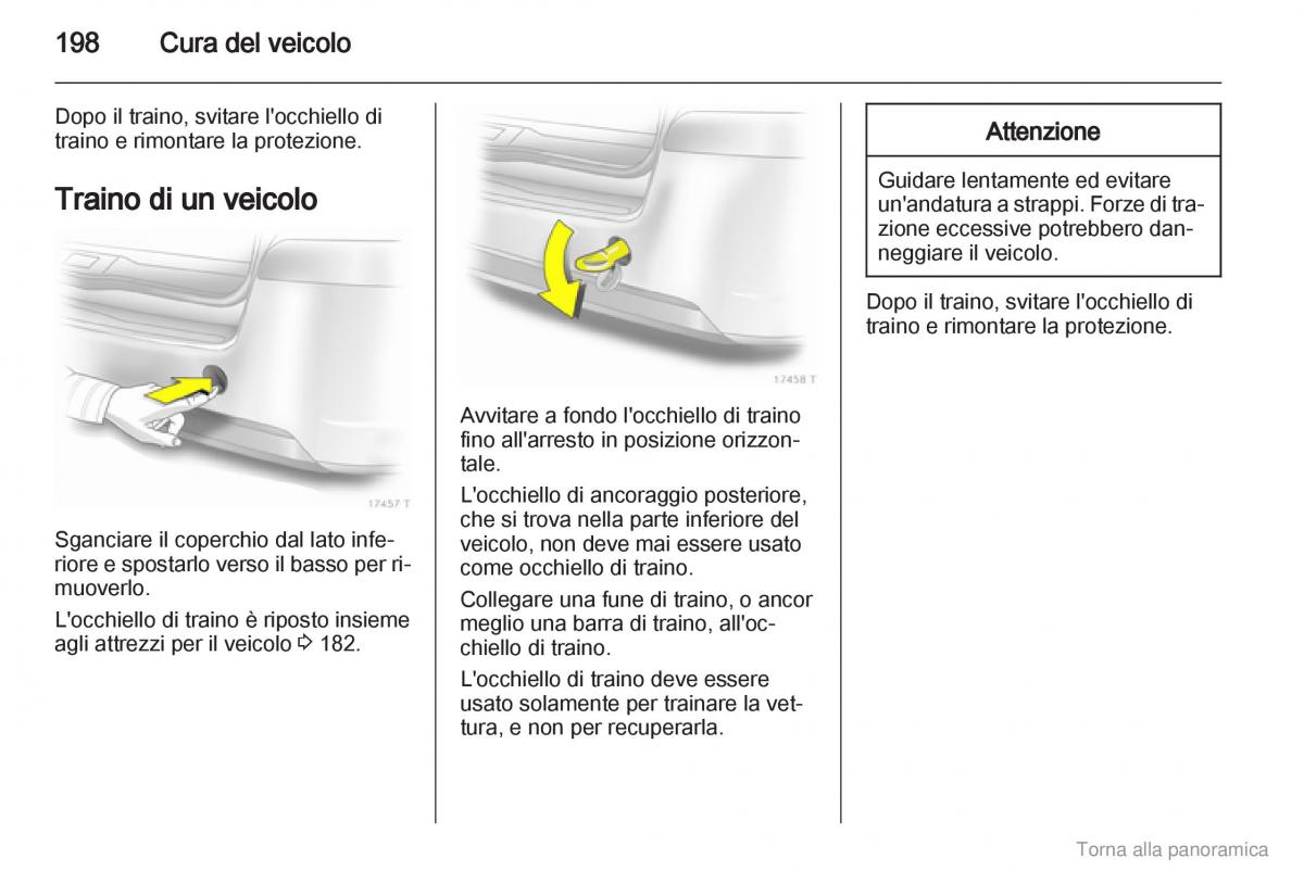 manual  Opel Zafira B manuale del proprietario / page 199