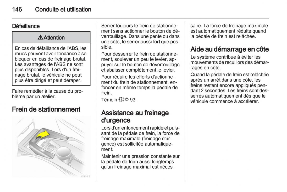 Opel Zafira B manuel du proprietaire / page 148