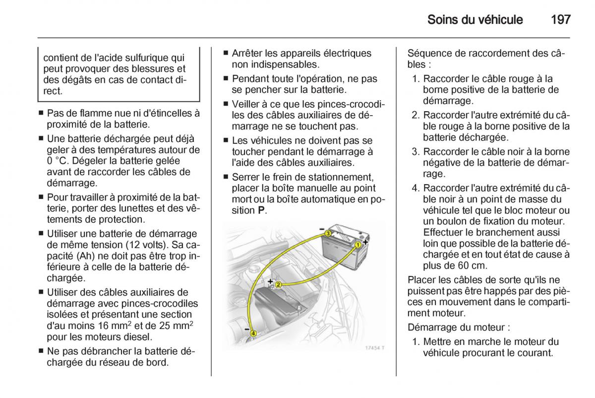 Opel Zafira B manuel du proprietaire / page 199