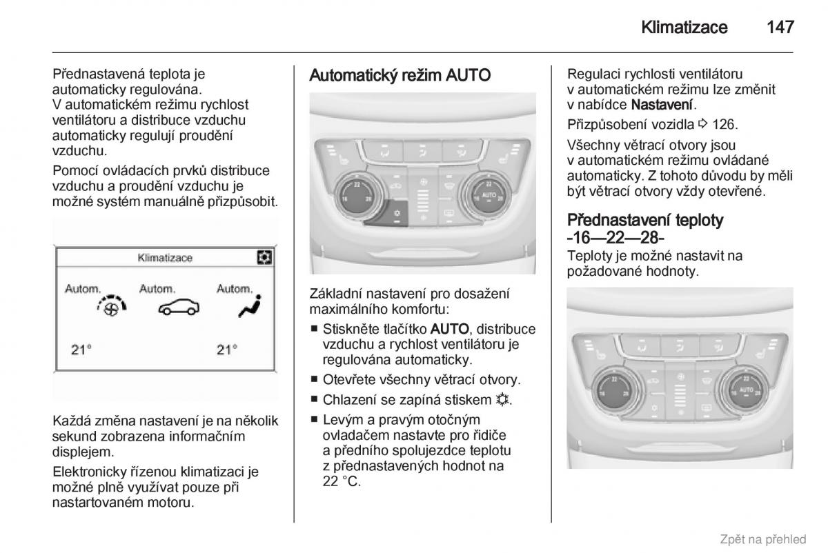 Opel Zafira B navod k obsludze / page 148