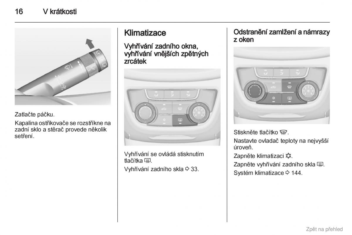 Opel Zafira B navod k obsludze / page 17