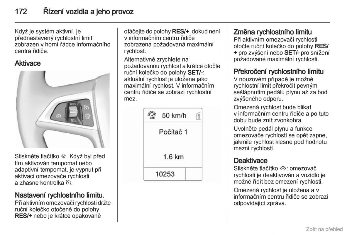 Opel Zafira B navod k obsludze / page 173