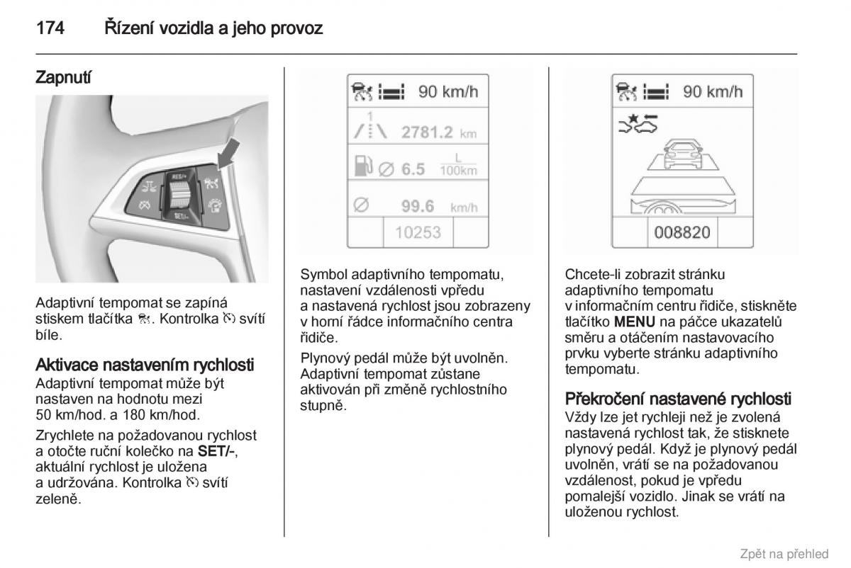 Opel Zafira B navod k obsludze / page 175