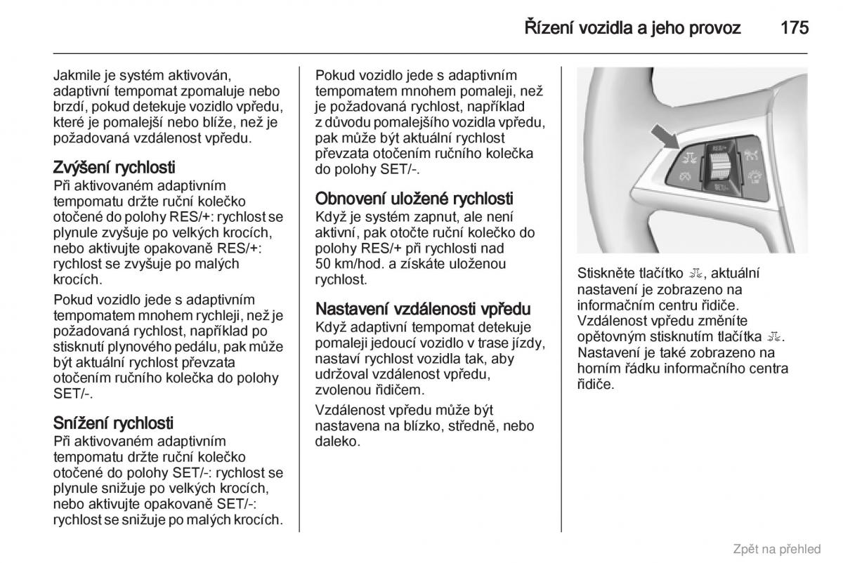 Opel Zafira B navod k obsludze / page 176