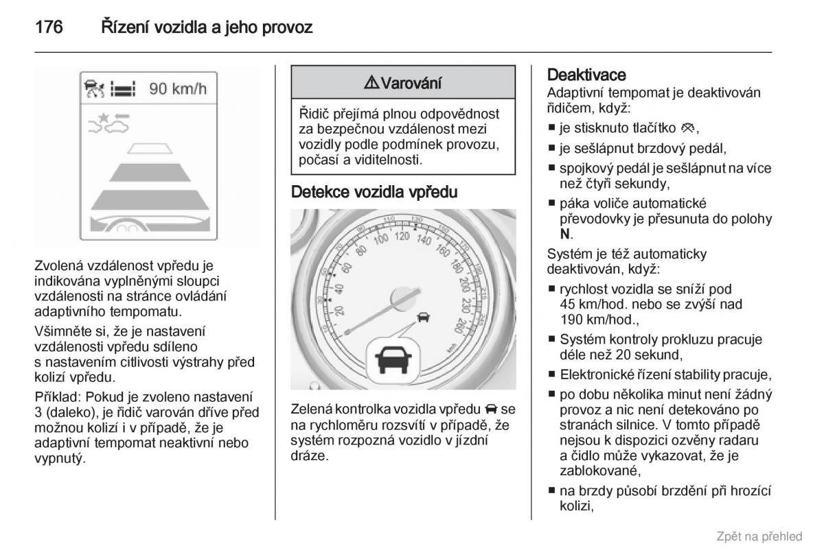 Opel Zafira B navod k obsludze / page 177