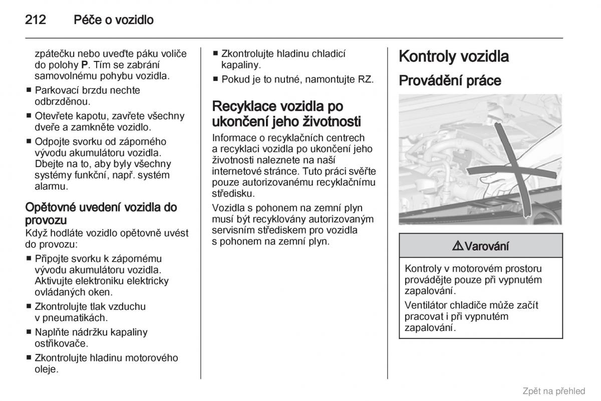 Opel Zafira B navod k obsludze / page 213