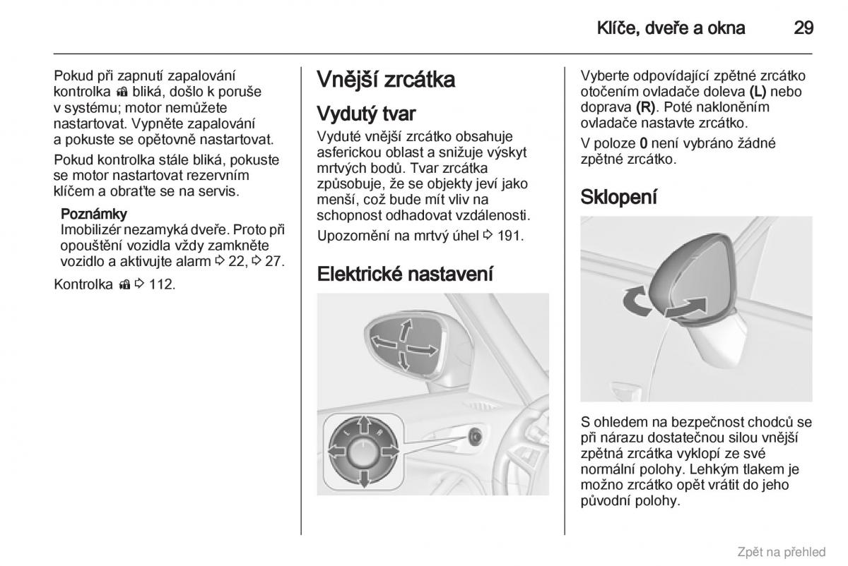 Opel Zafira B navod k obsludze / page 30