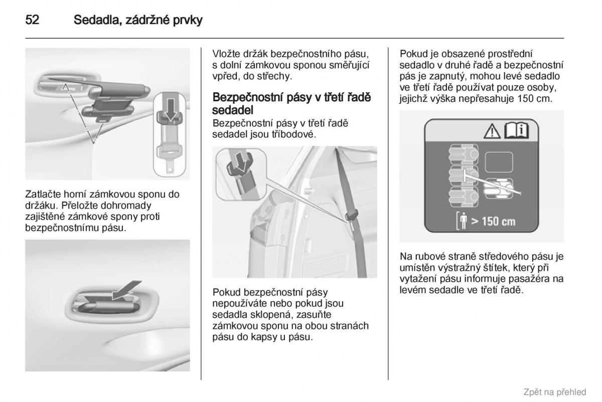 Opel Zafira B navod k obsludze / page 53