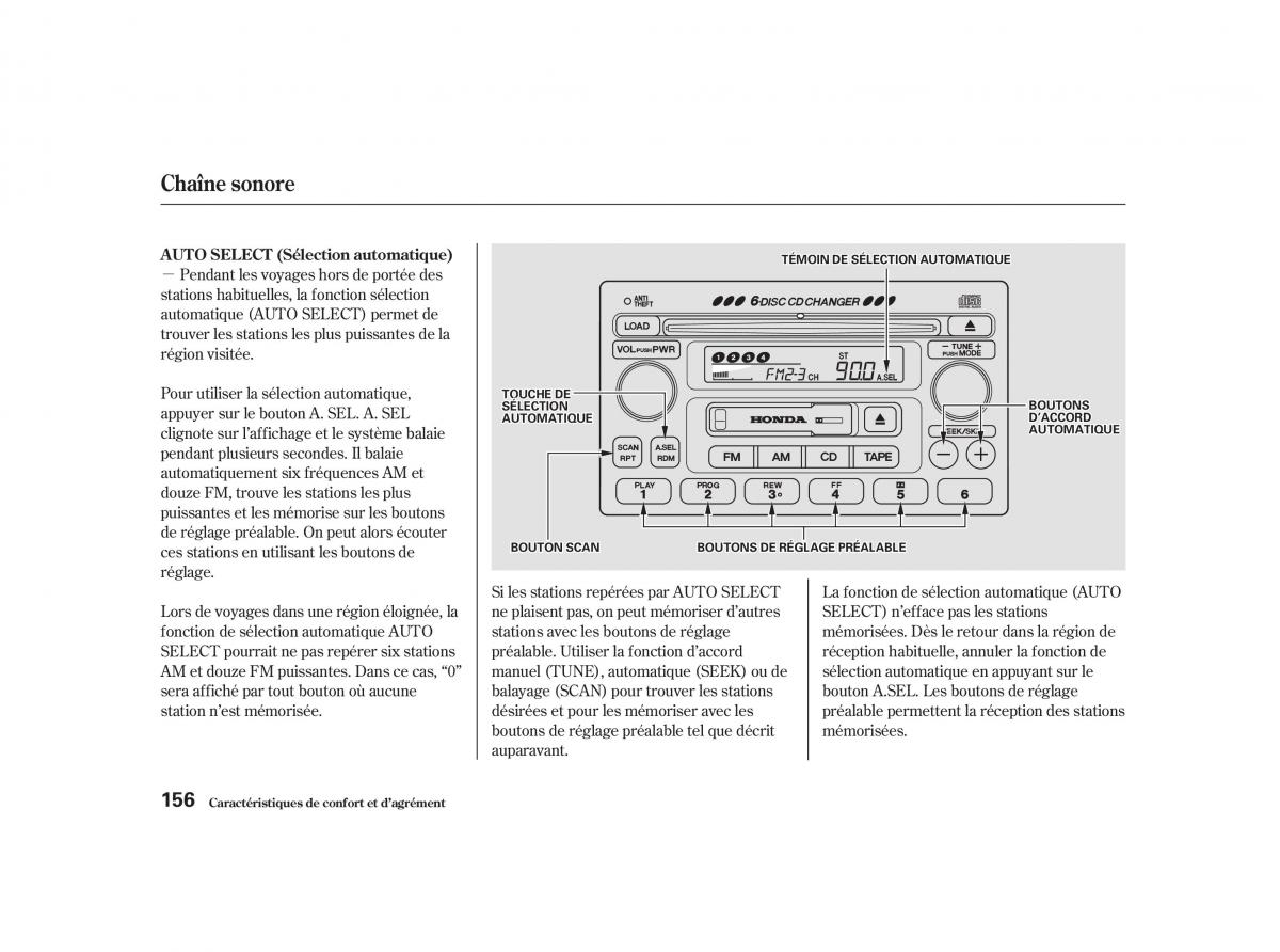 Honda Accord VI manuel du proprietaire / page 155