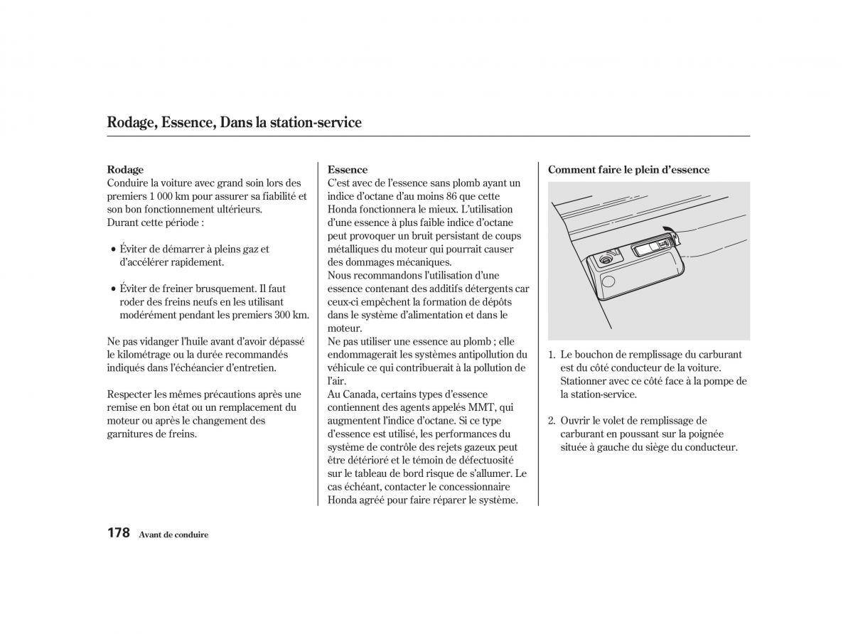 Honda Accord VI manuel du proprietaire / page 177