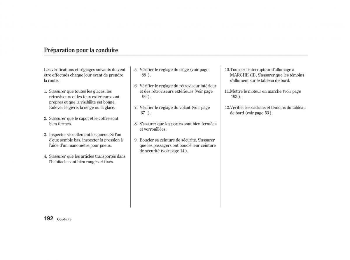 Honda Accord VI manuel du proprietaire / page 191