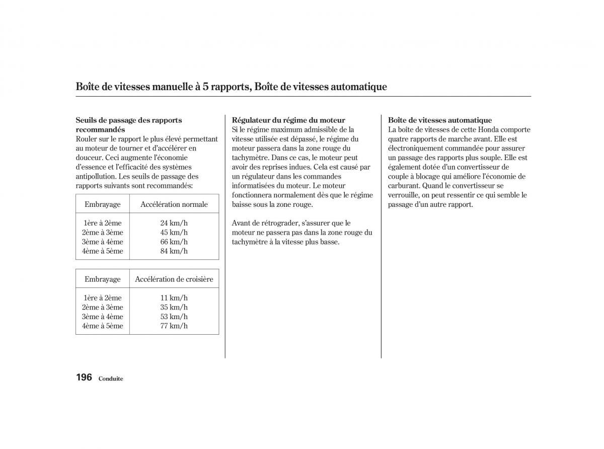 Honda Accord VI manuel du proprietaire / page 195