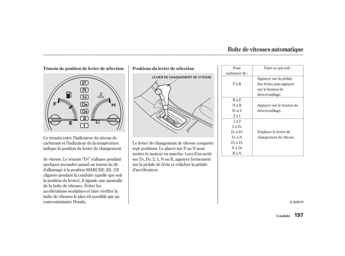Honda Accord VI manuel du proprietaire / page 196