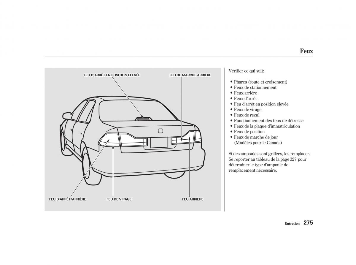 Honda Accord VI manuel du proprietaire / page 274