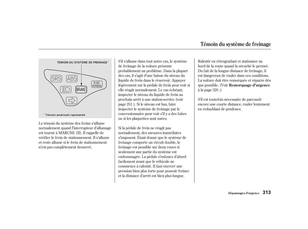 Honda Accord VI manuel du proprietaire / page 312