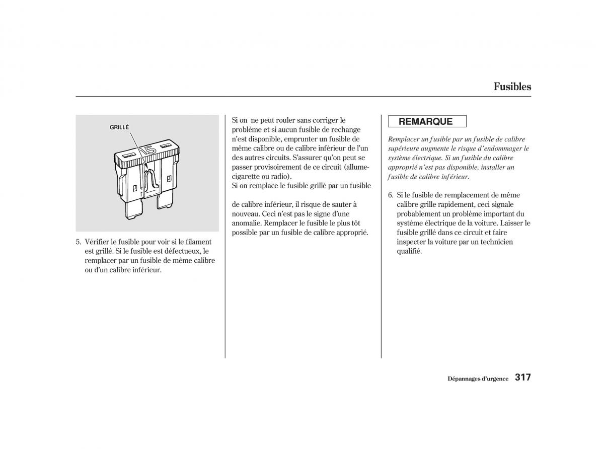 Honda Accord VI manuel du proprietaire / page 316