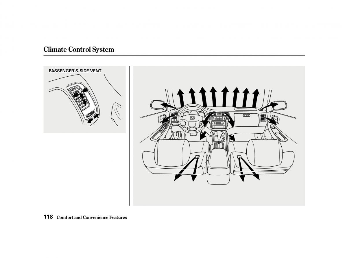 Honda Accord VI owners manual / page 117