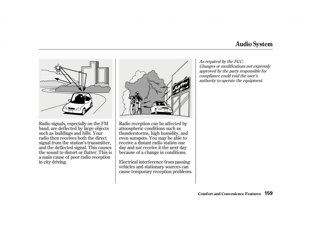 Honda Accord VI owners manual / page 158