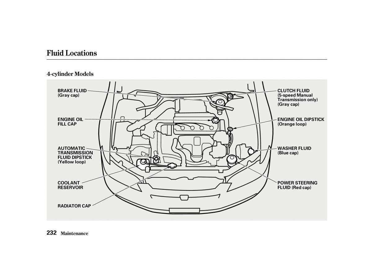 Honda Accord VI owners manual / page 231