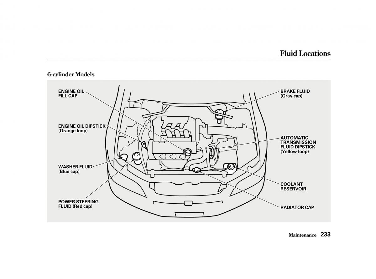 Honda Accord VI owners manual / page 232