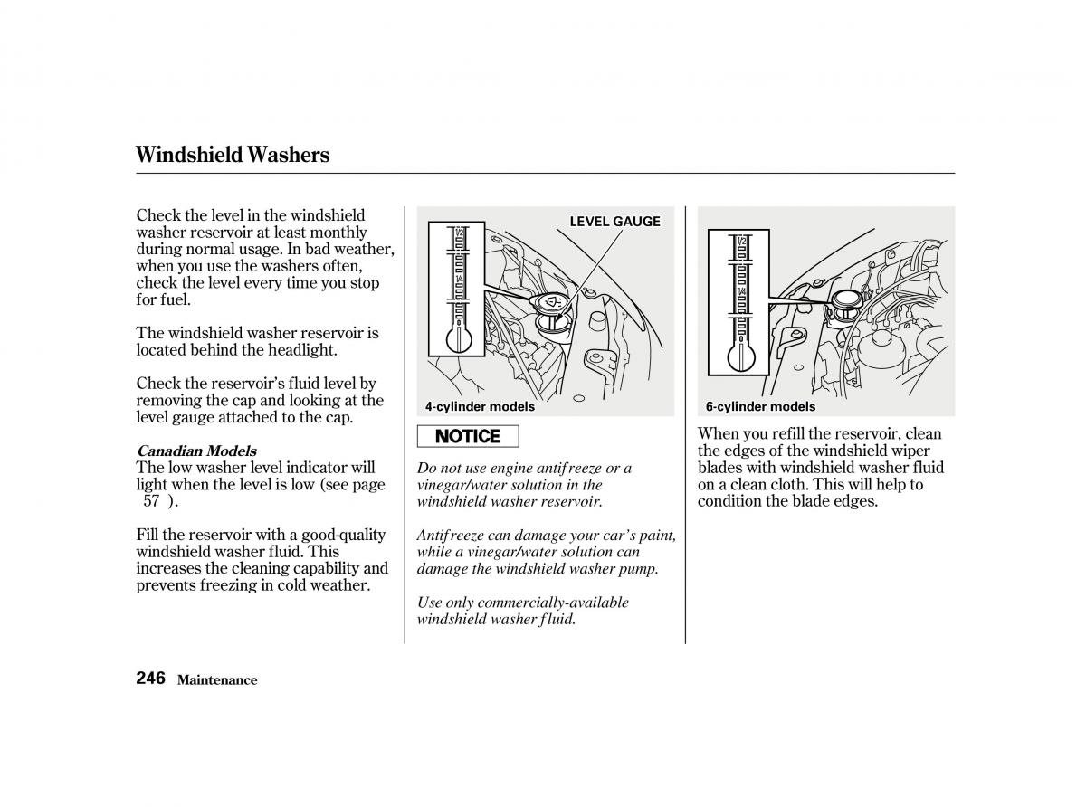 Honda Accord VI owners manual / page 245