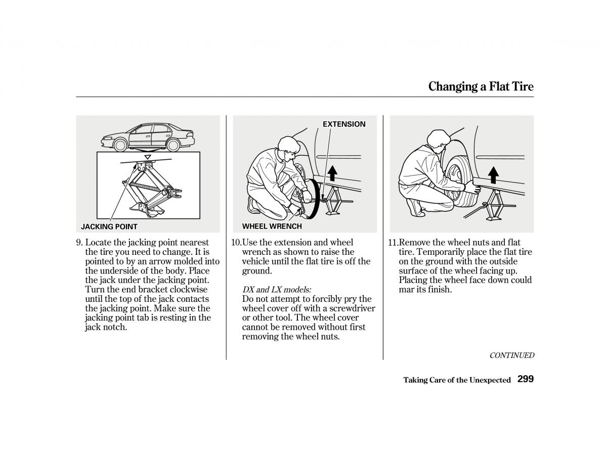 Honda Accord VI owners manual / page 298