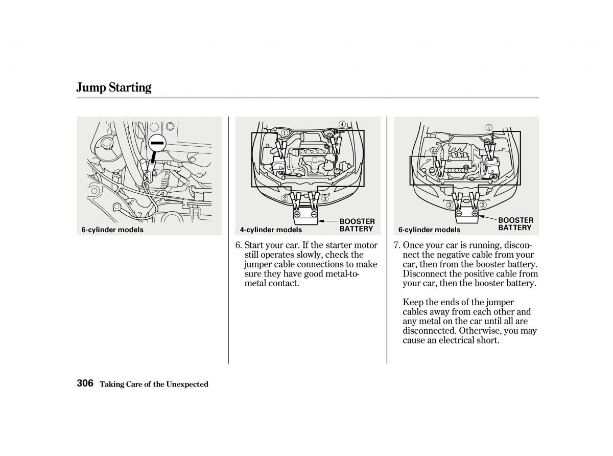 Honda Accord VI owners manual / page 305