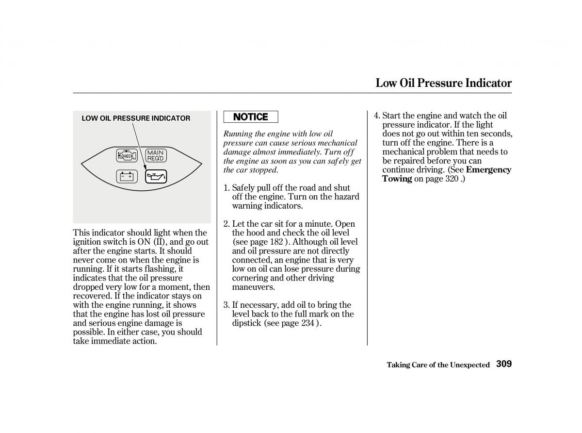 Honda Accord VI owners manual / page 308