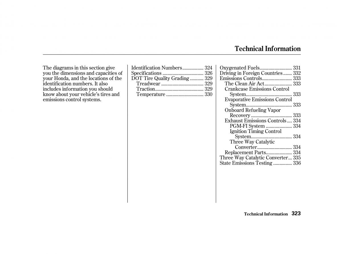 Honda Accord VI owners manual / page 322