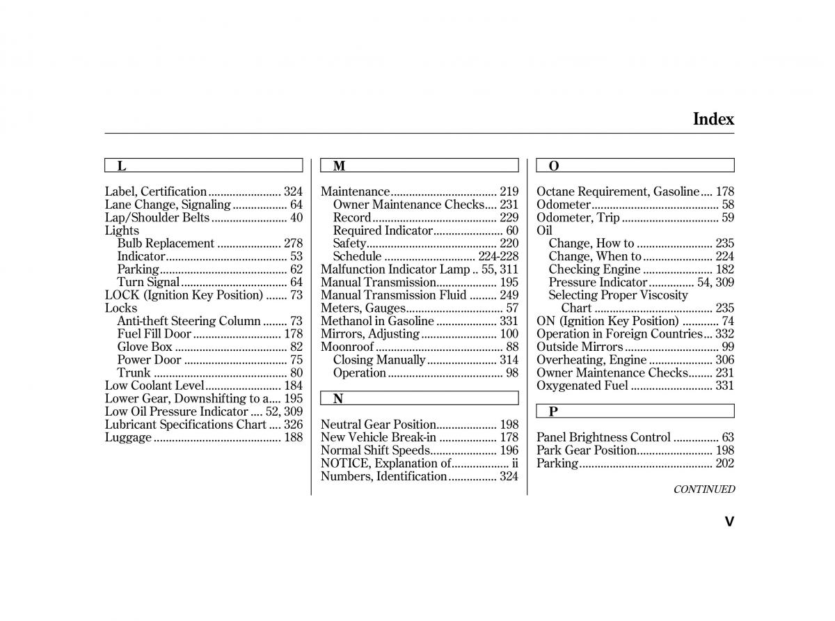 Honda Accord VI owners manual / page 350