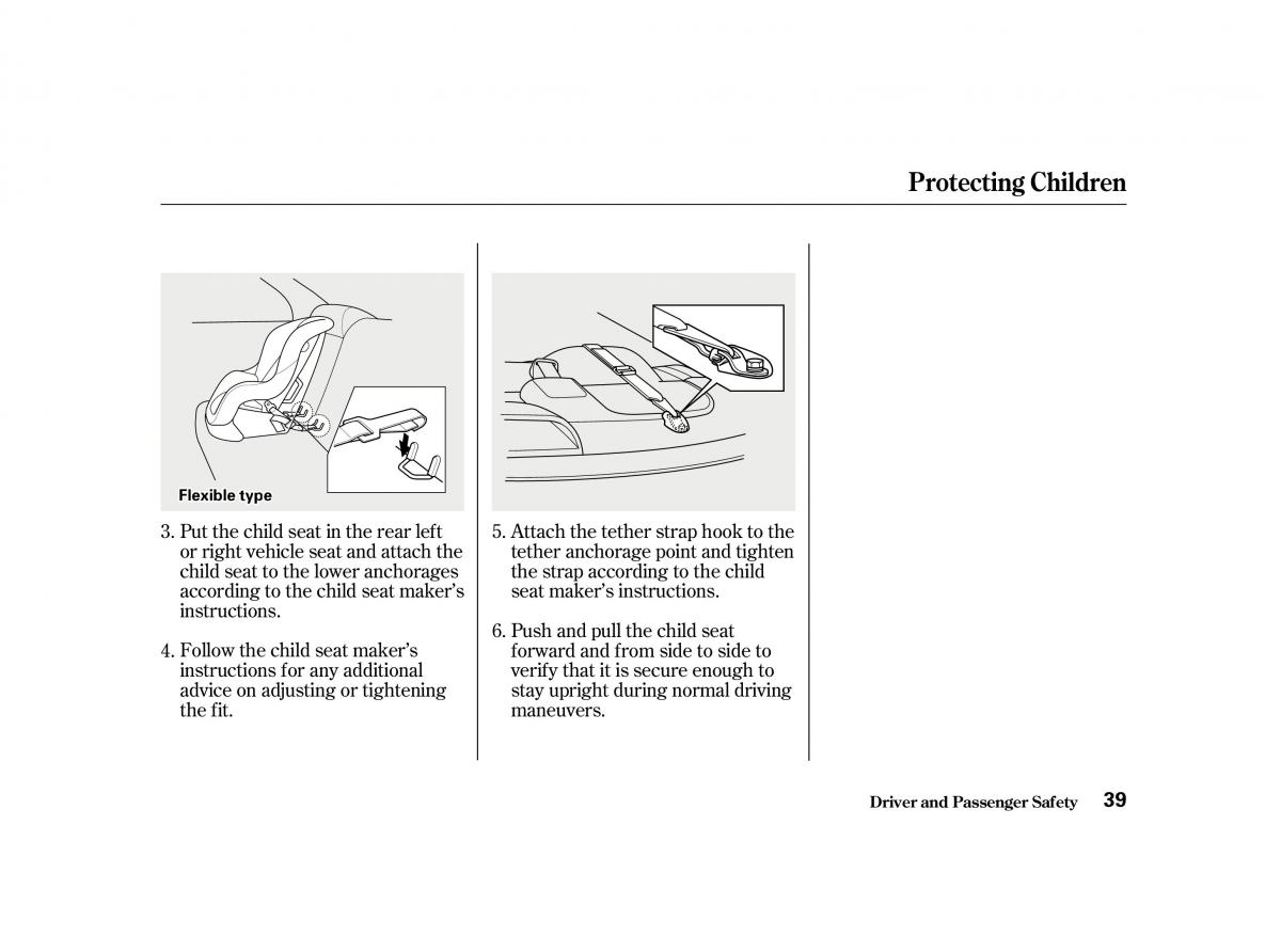 Honda Accord VI owners manual / page 38