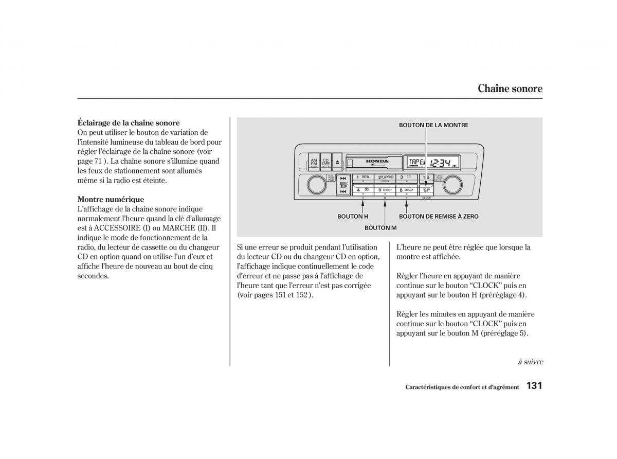 Honda Civic VII manuel du proprietaire / page 130