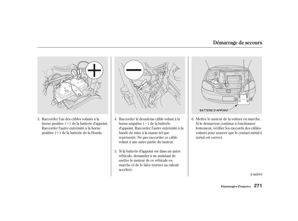 Honda Civic VII manuel du proprietaire / page 270