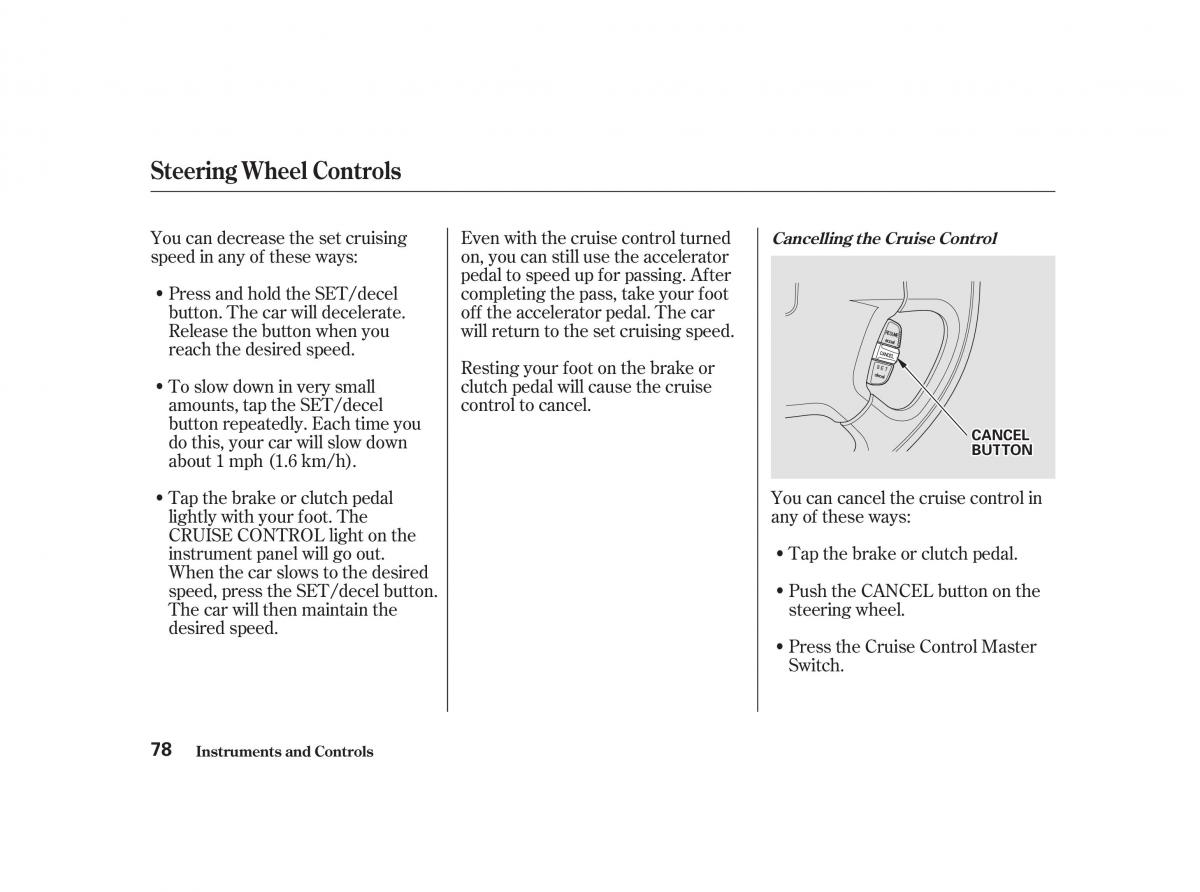 Honda Civic VII owners manual / page 77