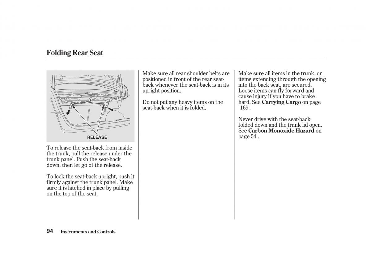 Honda Civic VII owners manual / page 93