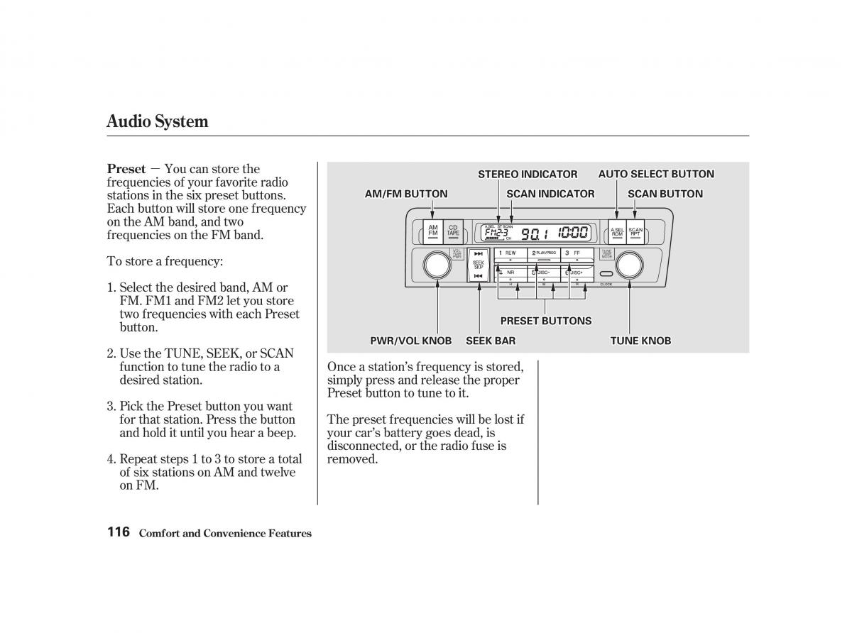 Honda Civic VII owners manual / page 115