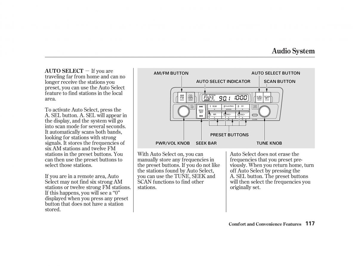 Honda Civic VII owners manual / page 116